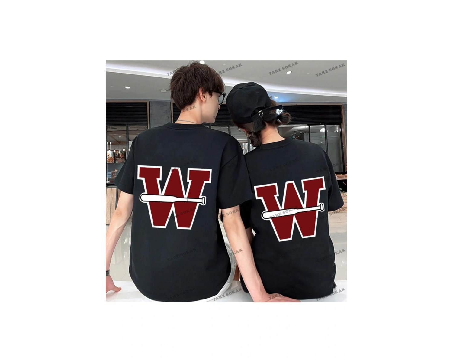 2 Adet Tir Harajuku Style Çift Sevgili Kombinleri Couple Clothing Yeni Sezon