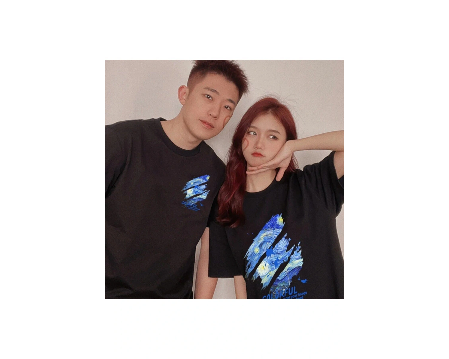 2 Adet Tir Harajuku Style Çift Sevgili Kombinleri Couple Clothing Yeni Sezon