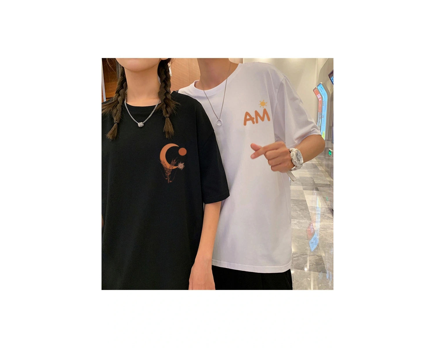 2 Adet Tir Harajuku Style Çift Sevgili Kombinleri Couple Clothing Yeni Sezon