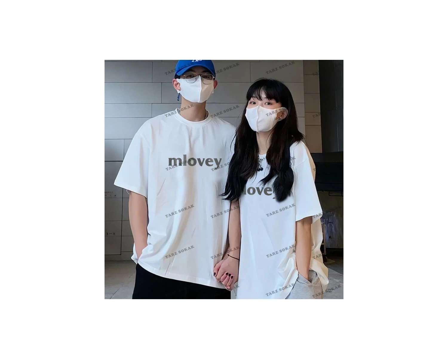 2 Adet Tir Harajuku Style Çift Sevgili Kombinleri Couple Clothing Yeni Sezon