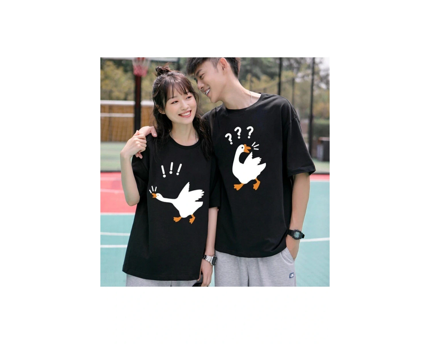 2 Adet Tir Harajuku Style Çift Sevgili Kombinleri Couple Clothing Yeni Sezon