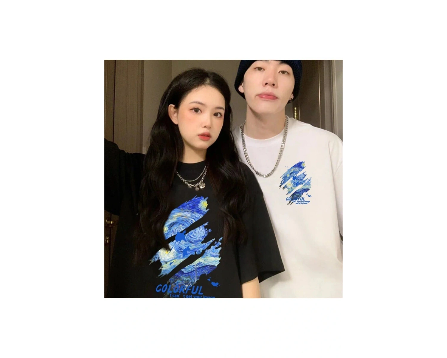 2 Adet Tir Harajuku Style Çift Sevgili Kombinleri Couple Clothing Yeni Sezon
