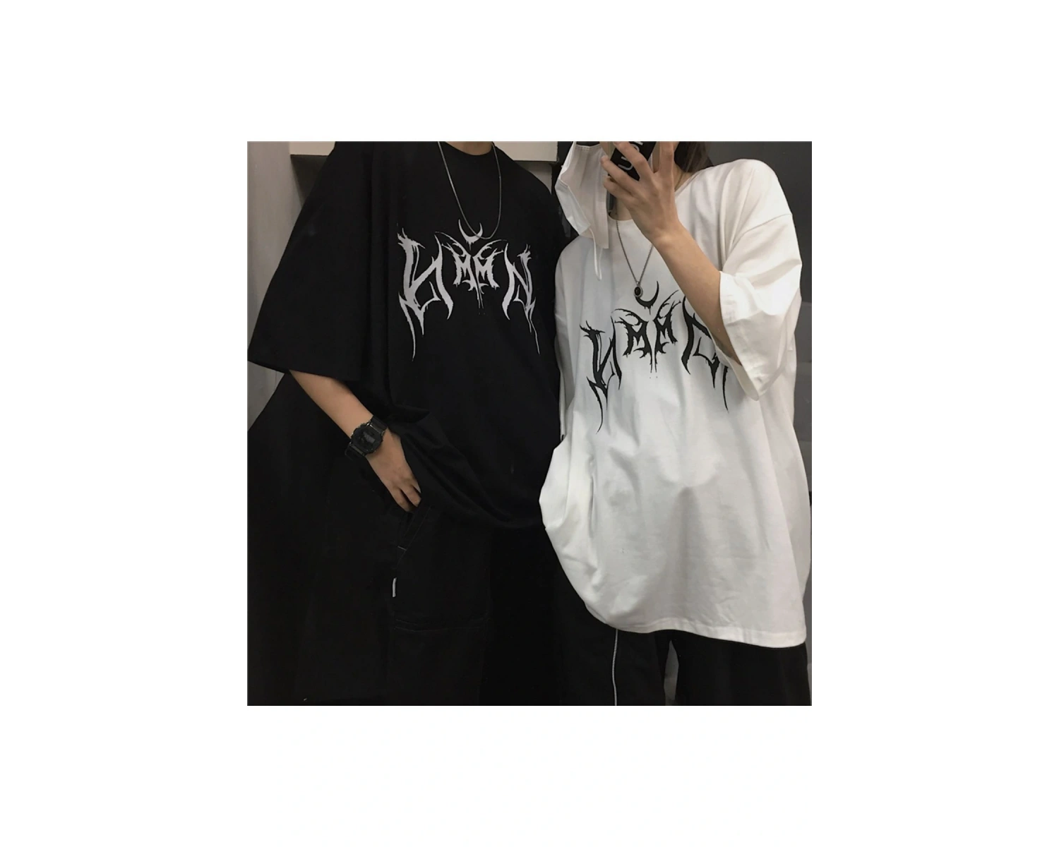 2 Adet Tir Harajuku Style Çift Sevgili Kombinleri Couple Clothing Yeni Sezon