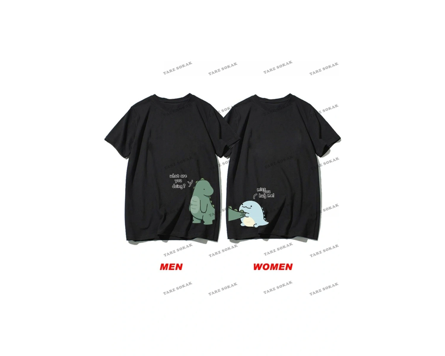 2 Adet Tir Harajuku Style Çift Sevgili Kombinleri Couple Clothing Yeni Sezon