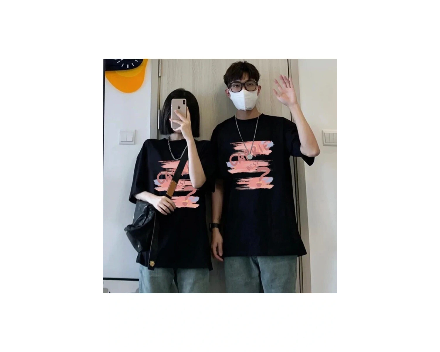 2 Adet Tir Harajuku Style Çift Sevgili Kombinleri Couple Clothing Yeni Sezon