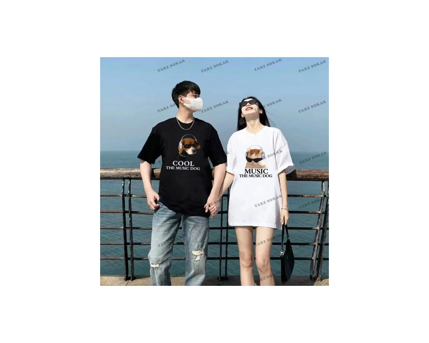 2 Adet Tir Harajuku Style Çift Sevgili Kombinleri Couple Clothing Yeni Sezon