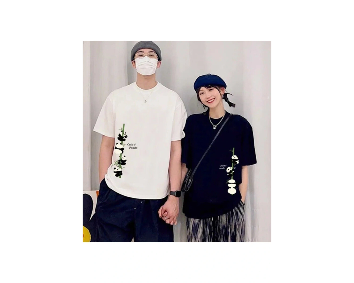 2 Adet Tir Harajuku Style Çift Sevgili Kombinleri Couple Clothing Yeni Sezon