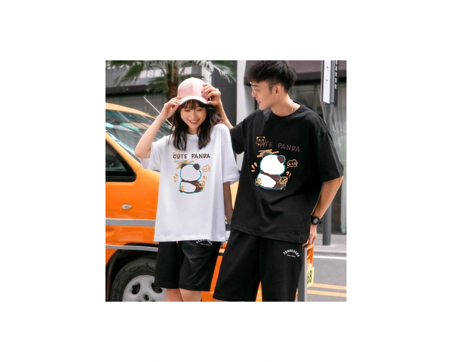 2 Adet Tir Harajuku Style Çift Sevgili Kombinleri Couple Clothing Yeni Sezon