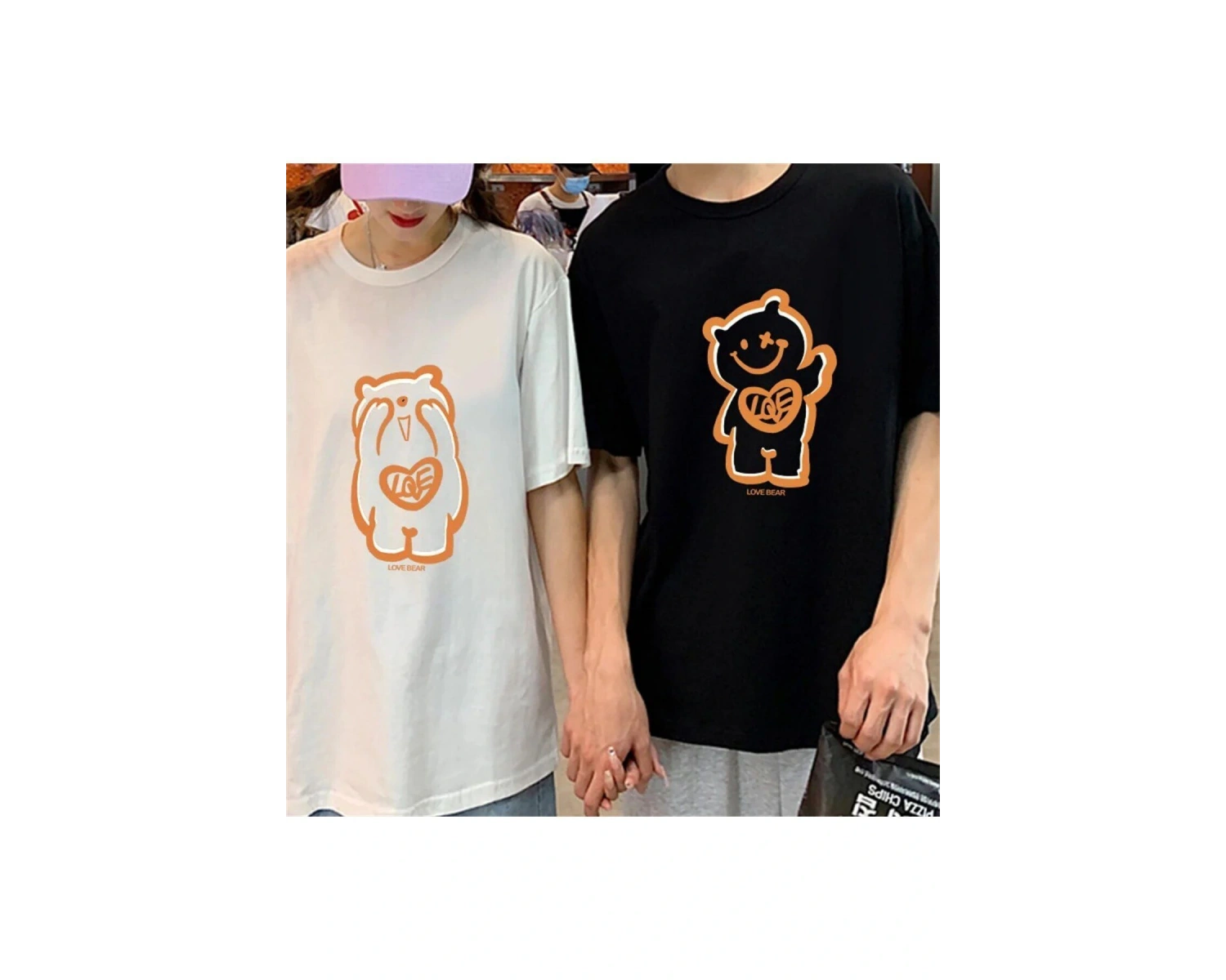 2 Adet Tir Harajuku Style Çift Sevgili Kombinleri Couple Clothing Yeni Sezon