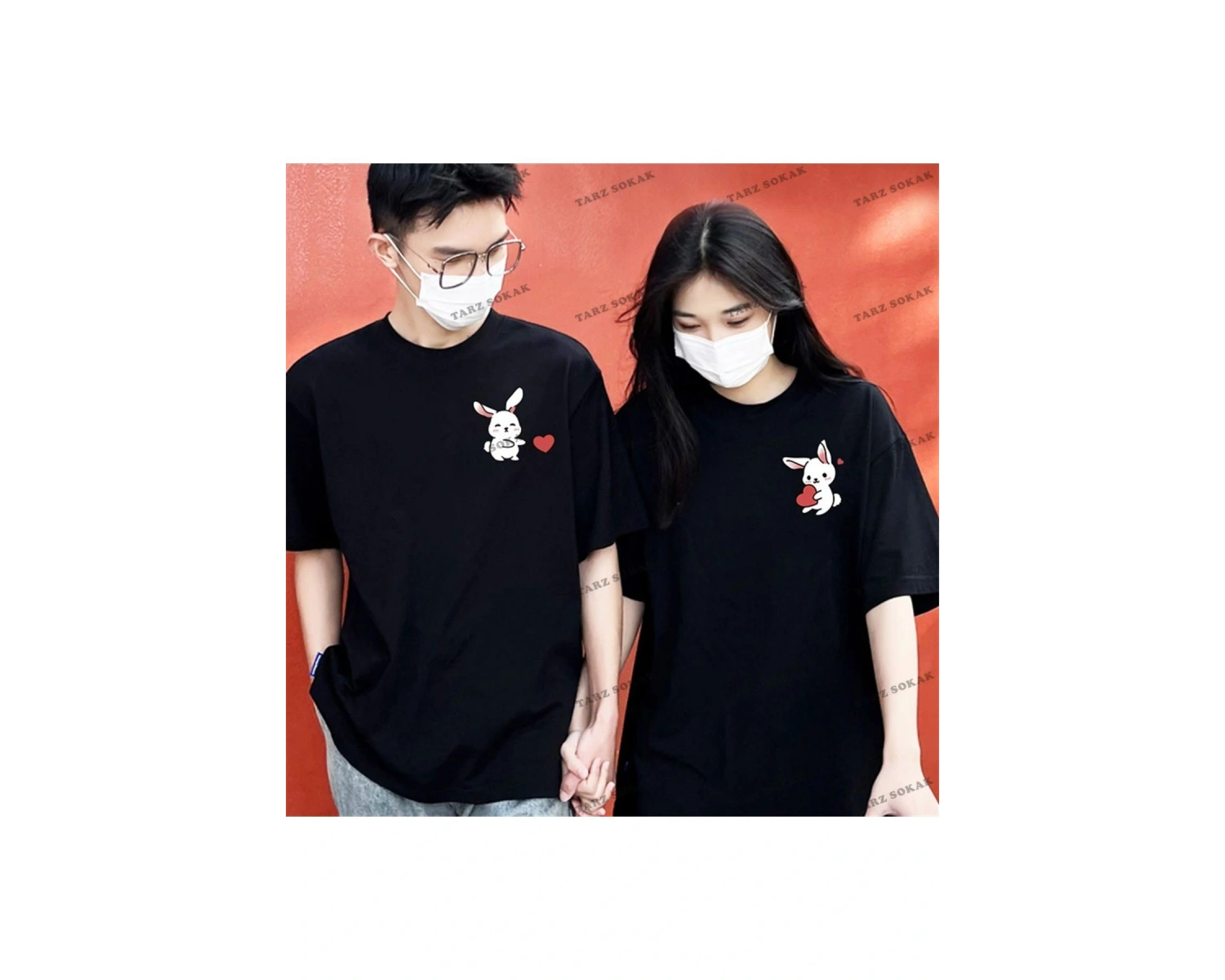 2 Adet Tir Harajuku Style Çift Sevgili Kombinleri Couple Clothing Yeni Sezon