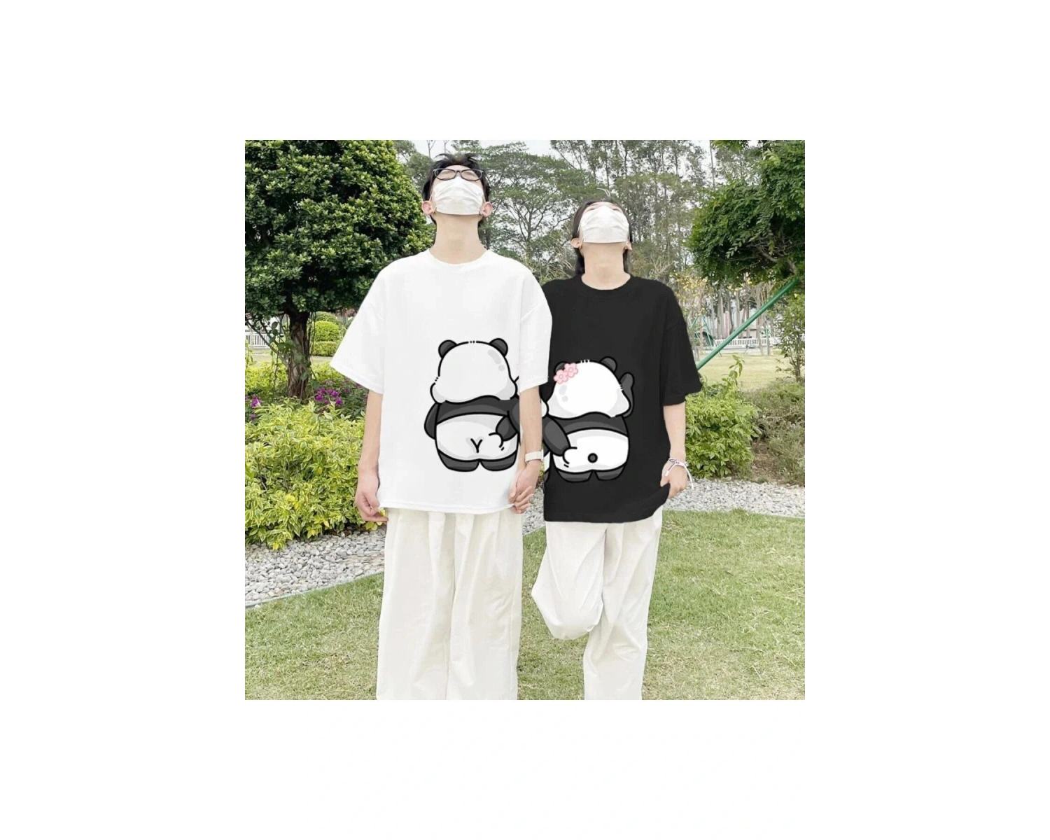 2 Adet Tir Harajuku Style Çift Sevgili Kombinleri Couple Clothing Yeni Sezon