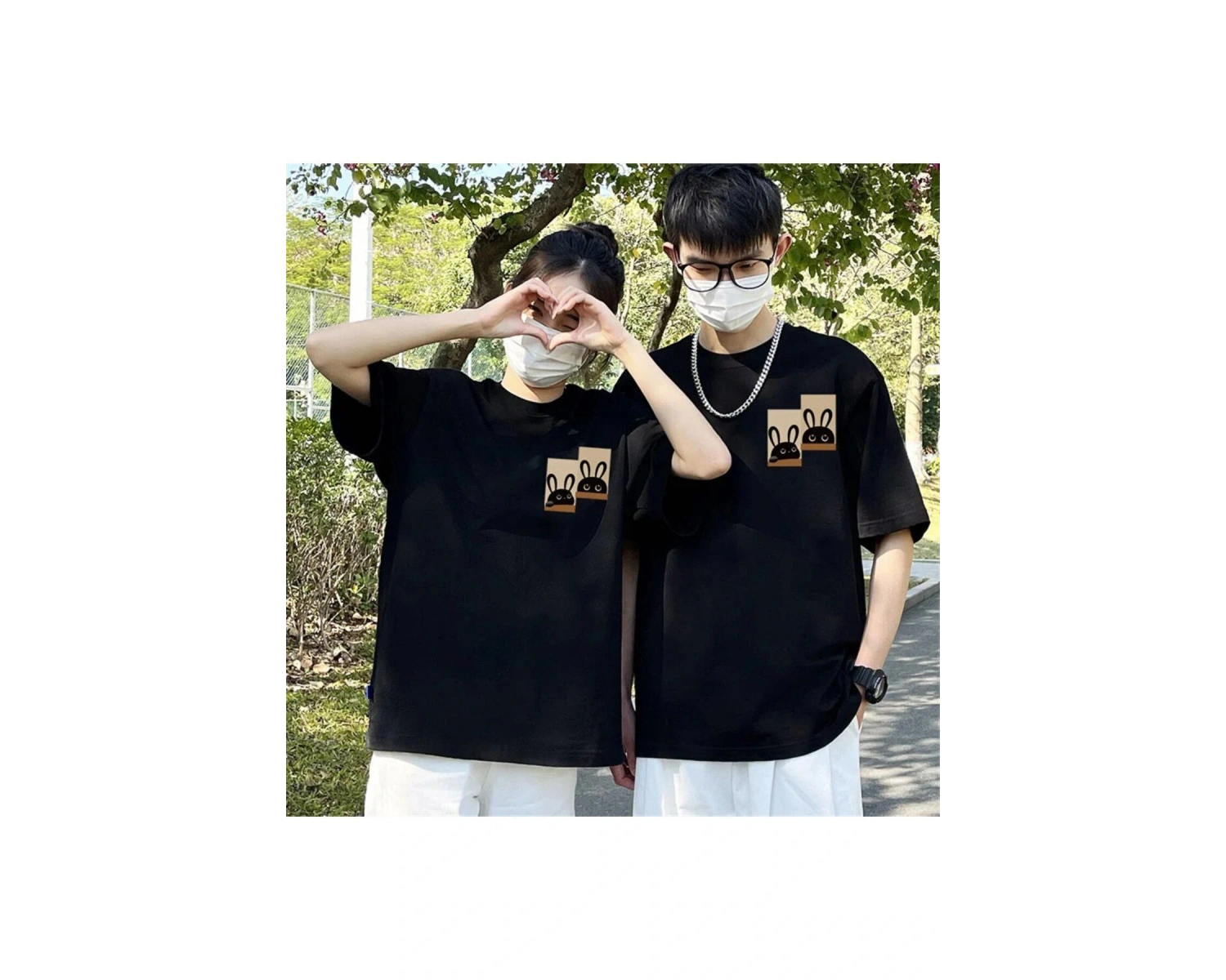 2 Adet Tir Harajuku Style Çift Sevgili Kombinleri Couple Clothing Yeni Sezon