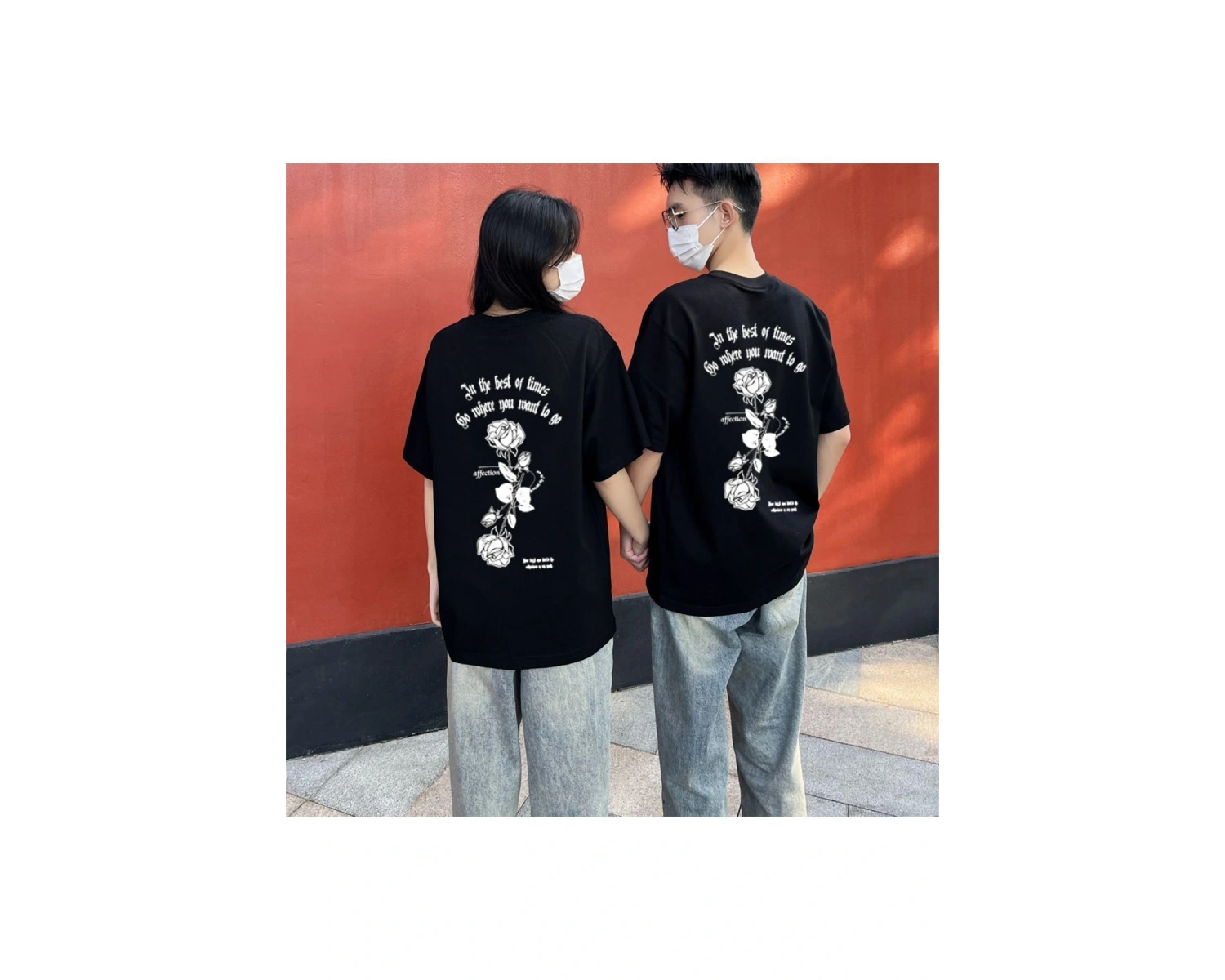 2 Adet Tir Harajuku Style Çift Sevgili Kombinleri Couple Clothing Yeni Sezon