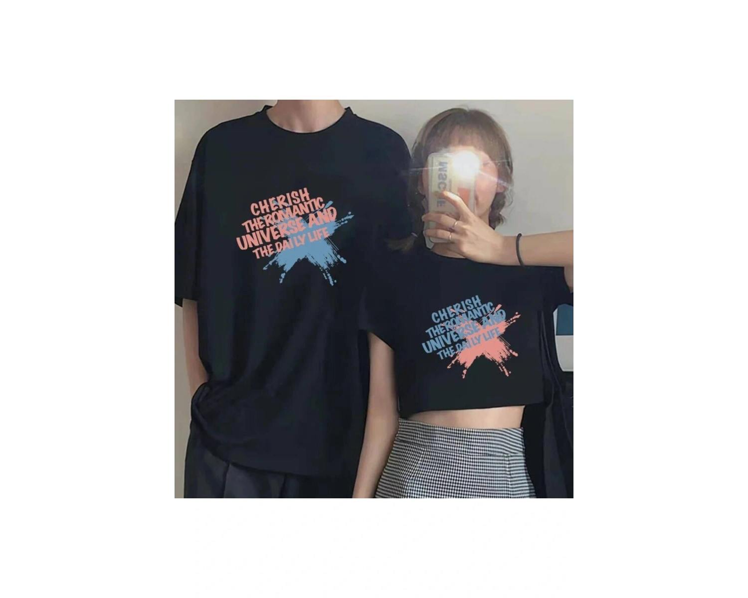 2 Adet Tir Harajuku Style Çift Sevgili Kombinleri Couple Clothing Yeni Sezon