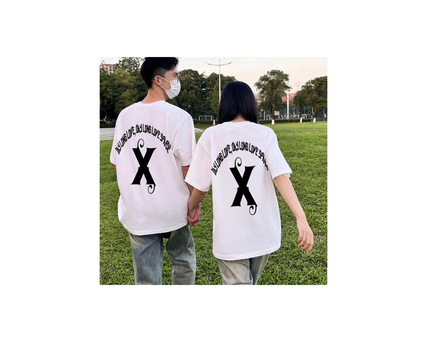 2 Adet Tir Harajuku Style Çift Sevgili Kombinleri Couple Clothing Yeni Sezon