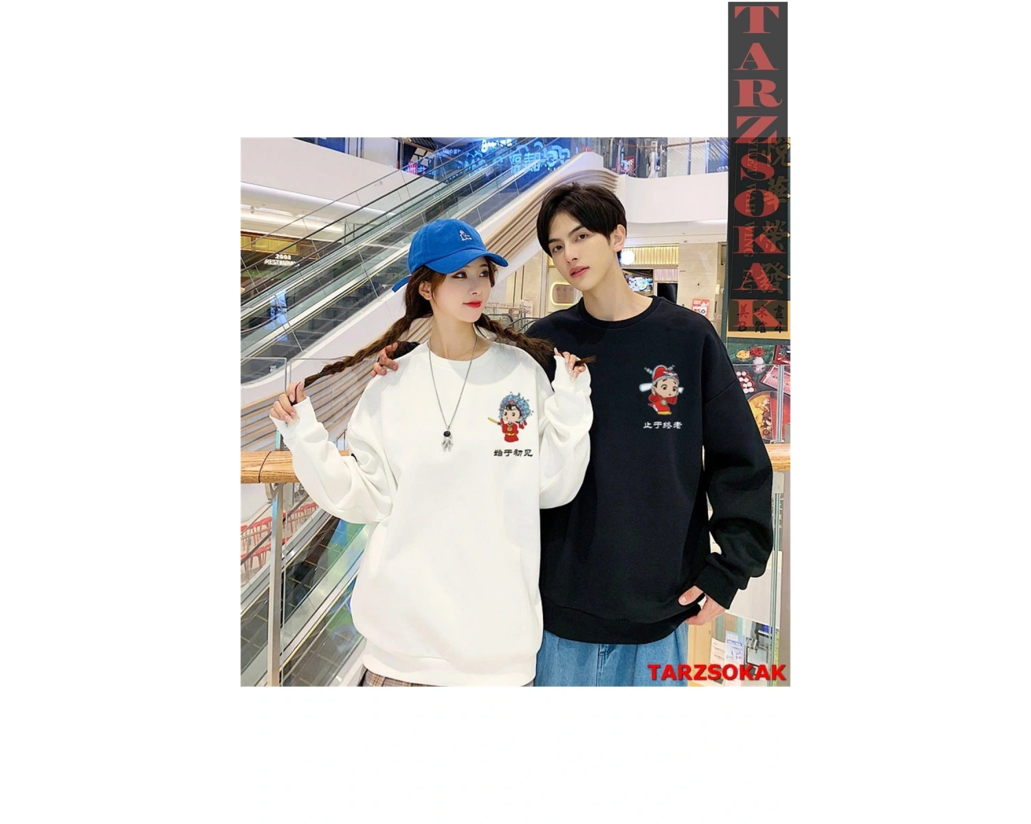 2 Li Harajuku Style Çift Sevgili Kombinleri Couple Clothing Yeni Sezon 2 Adet