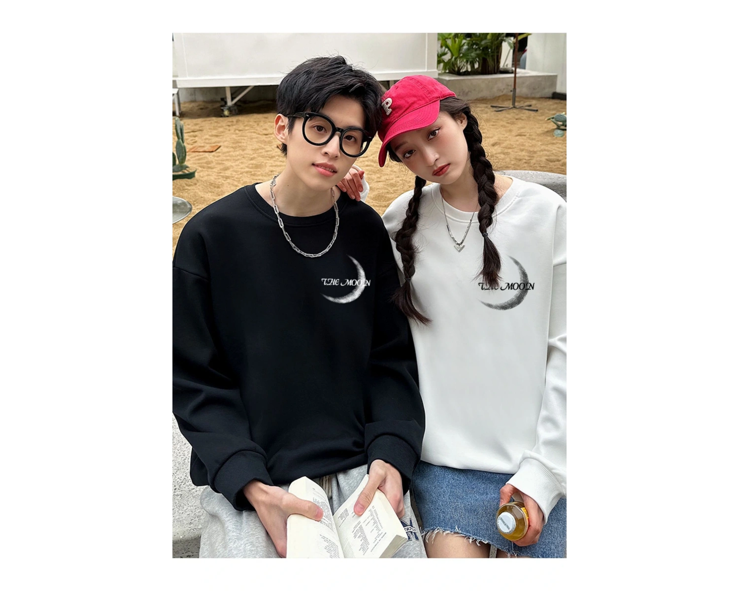 2 Li Harajuku Style Çift Sevgili Kombinleri Couple Clothing Yeni Sezon 2 Adet
