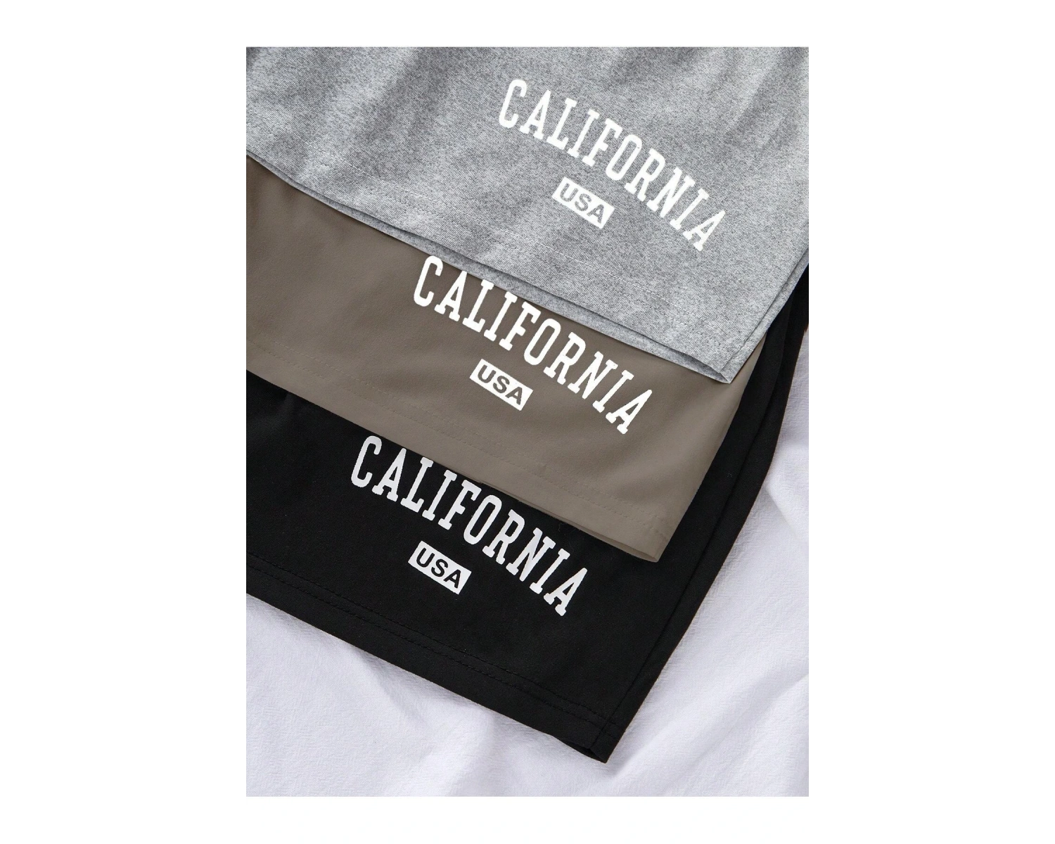 3 Renk Karışık Harfli Baskılı Elastik Bel Günlük Pantolon