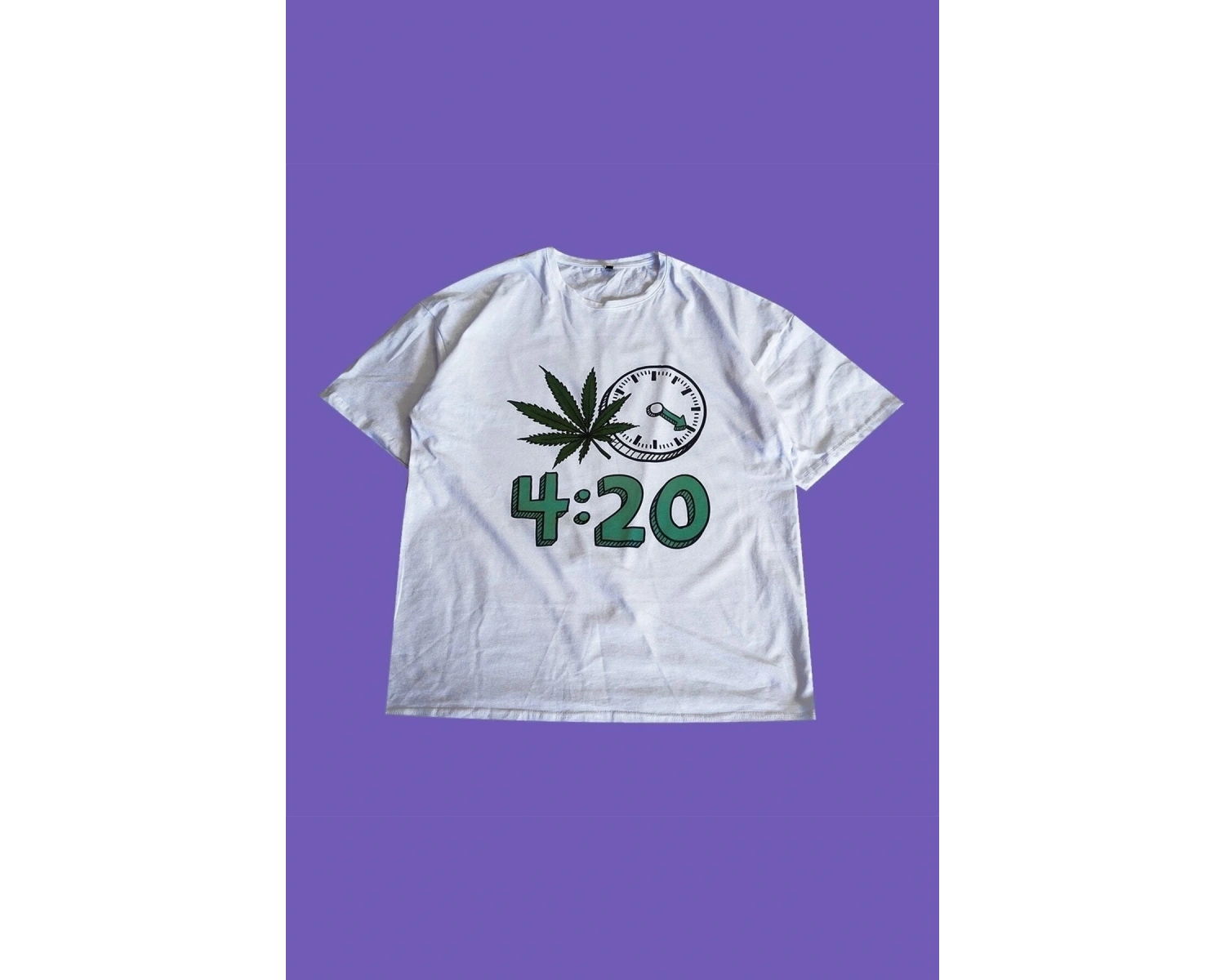 420 Weed Oversize Tişört
