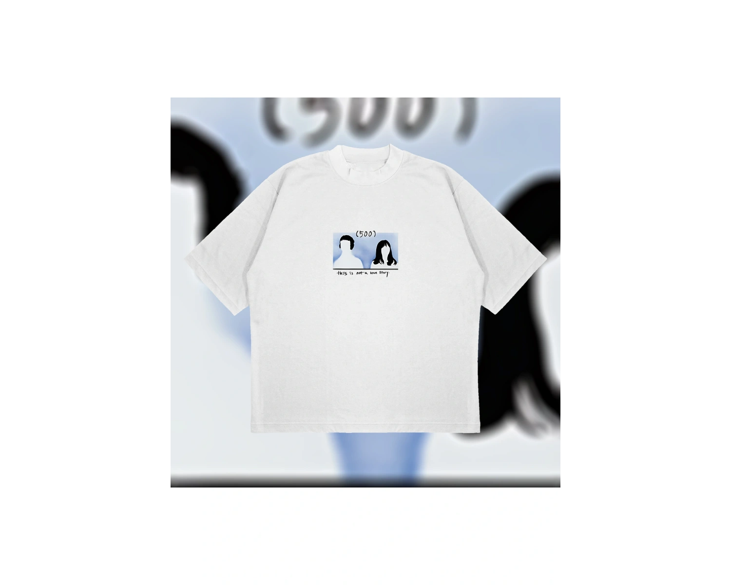 500 Days Of Summer Baskılı Oversize Unisex Pamuklu Nefes Alan Kalın Kumaşlı