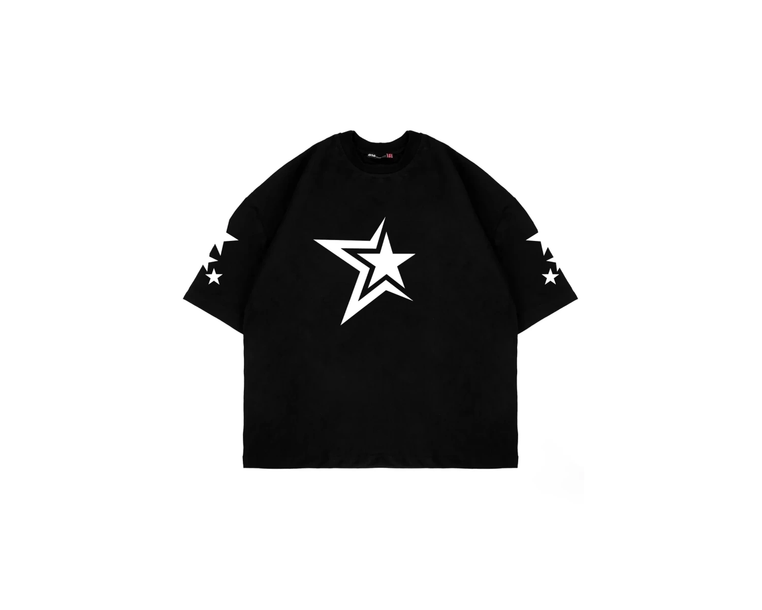 816 Stars Baskılı Oversize Unisex Beyaz