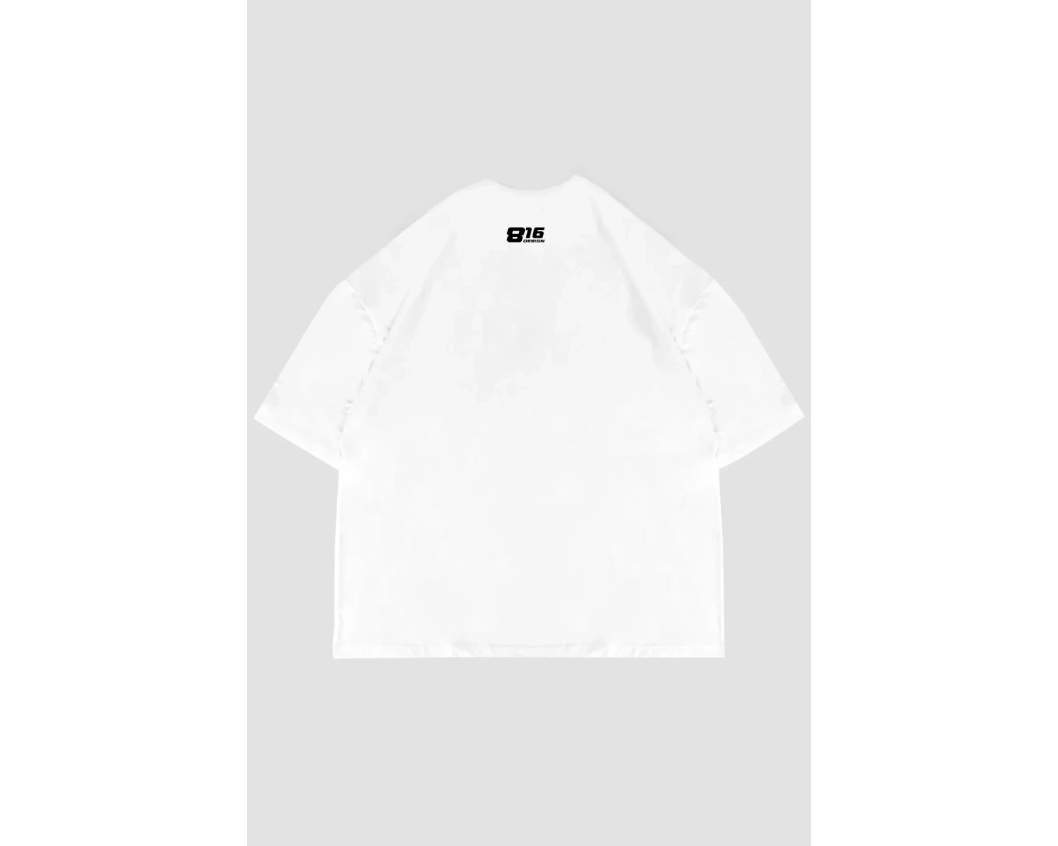 816 Stars Baskılı Oversize Unisex Beyaz