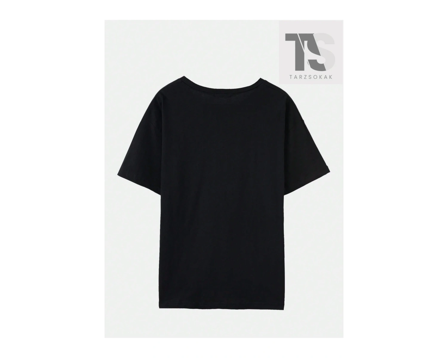 Academia Kedi Grafikli Düşük Omuzlu Tişört