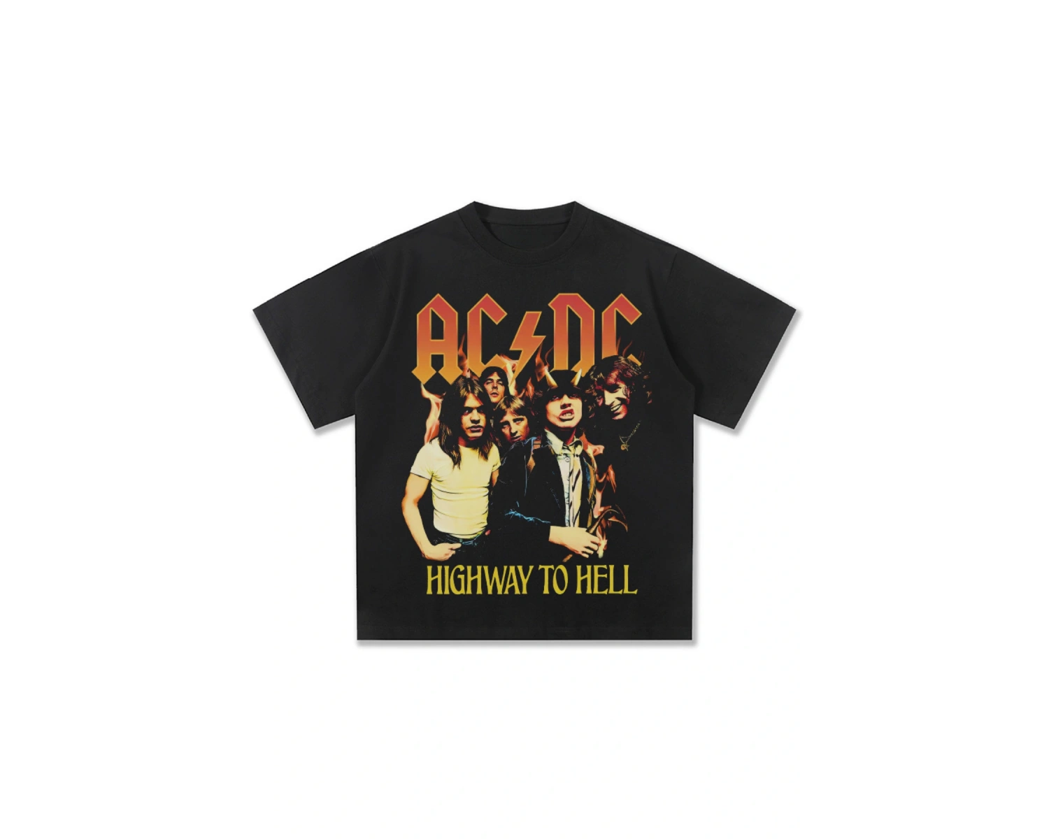 ACDC Bant Baskı Moda