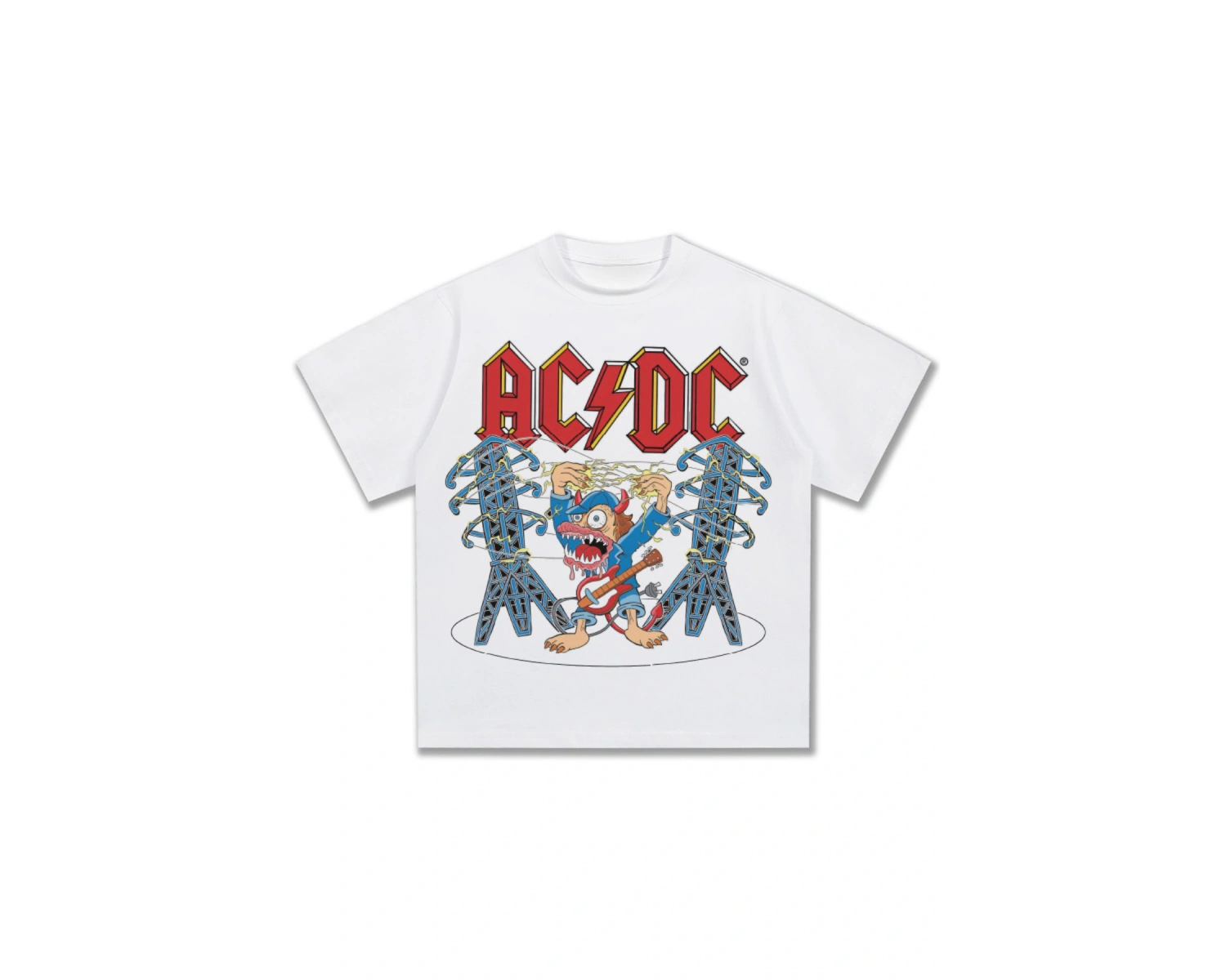 ACDC Bant Baskı Moda