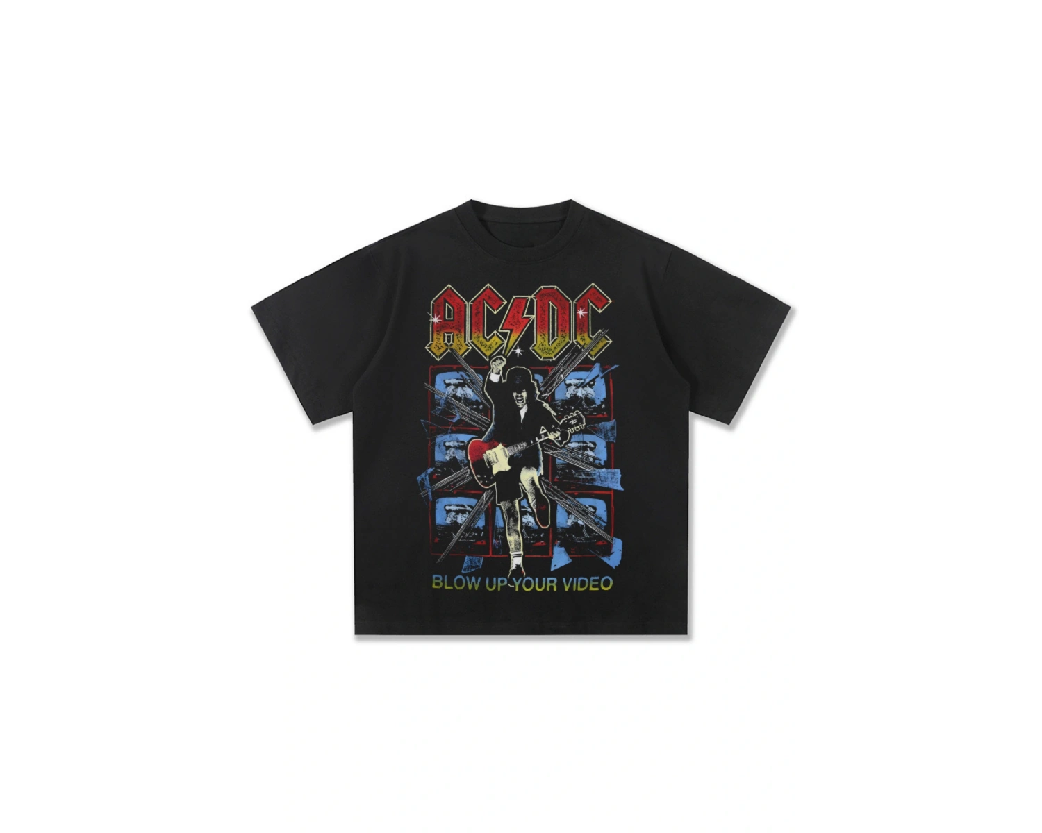 ACDC Bant Baskı Moda