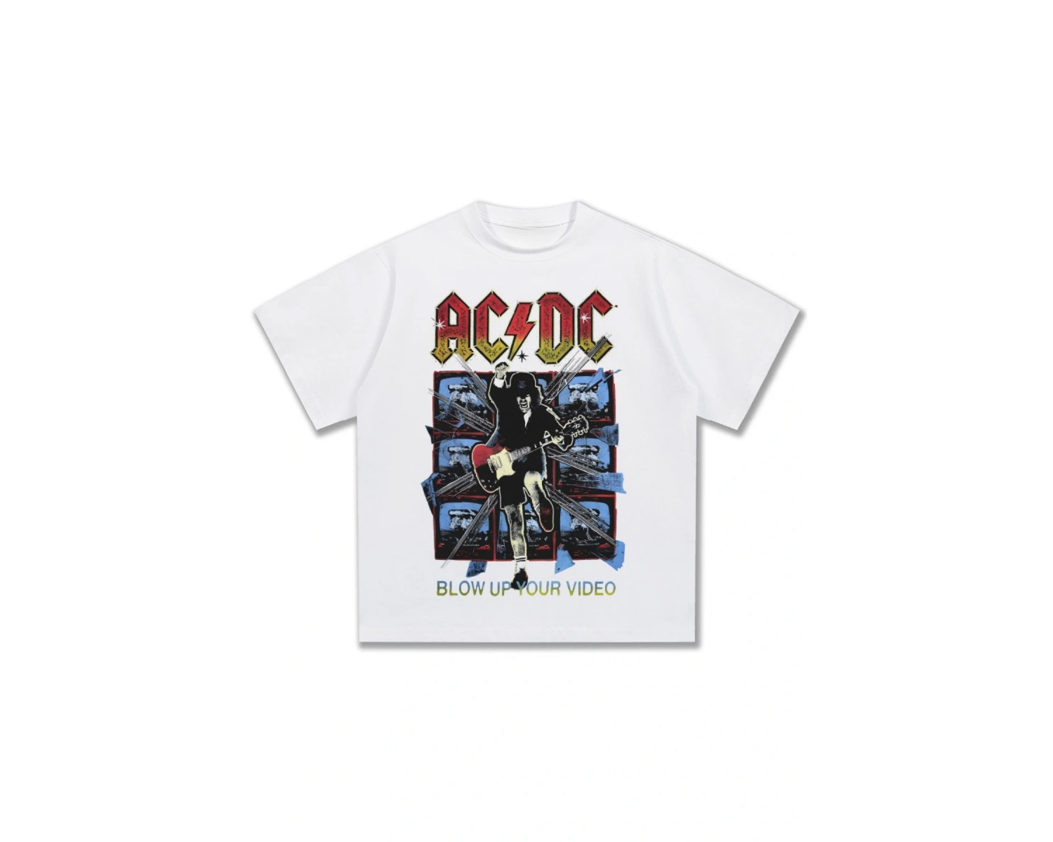 ACDC Bant Baskı Moda