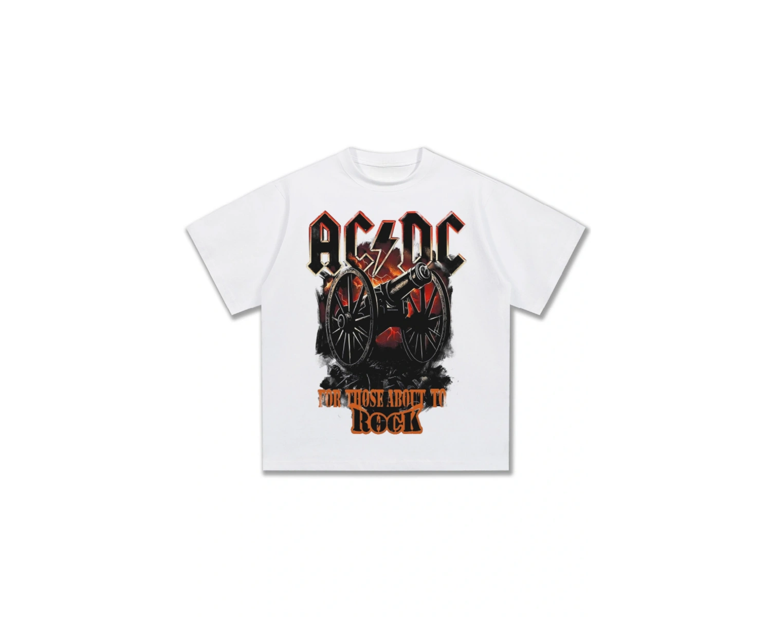 ACDC Bant Baskı Moda