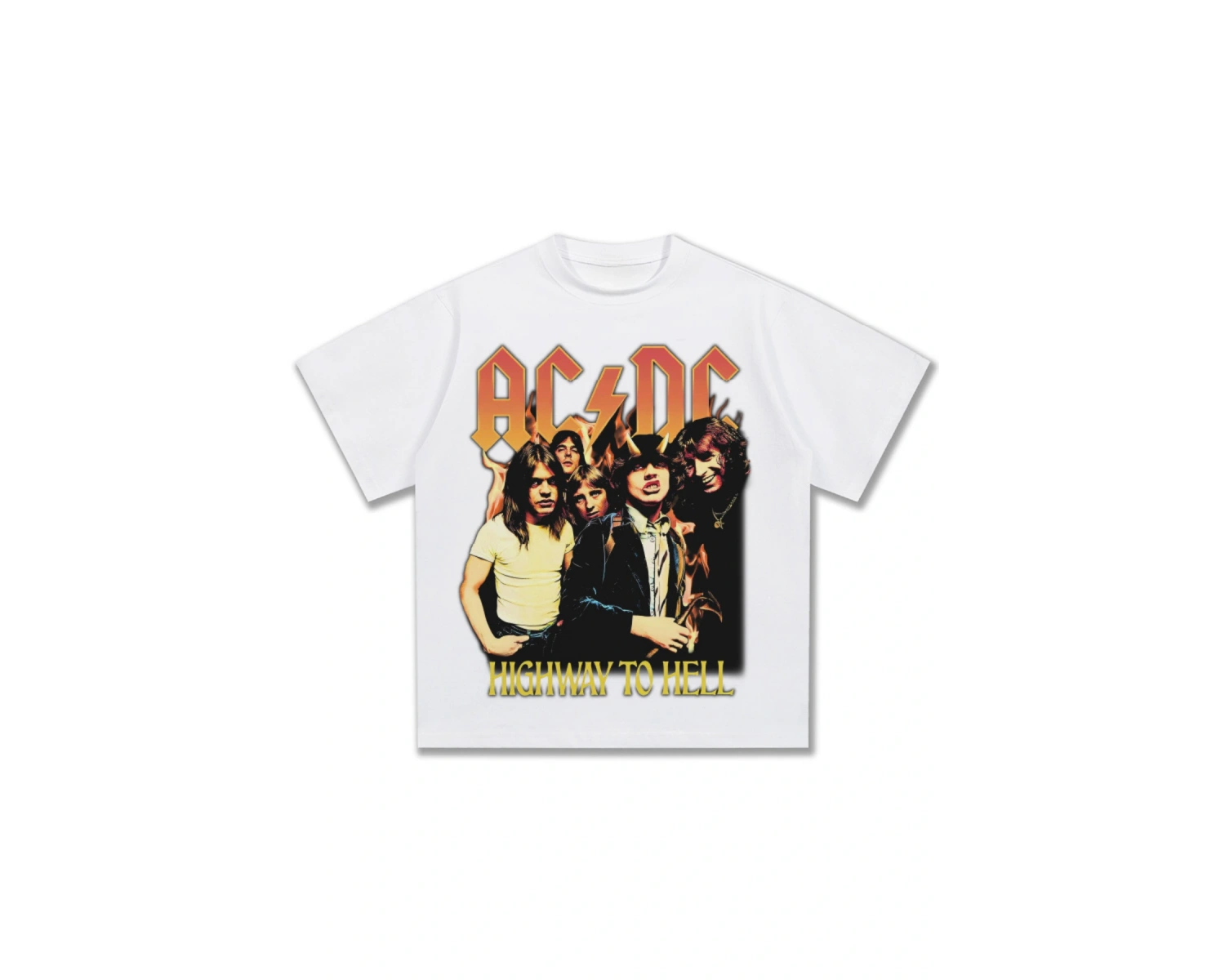 ACDC Bant Baskı Moda