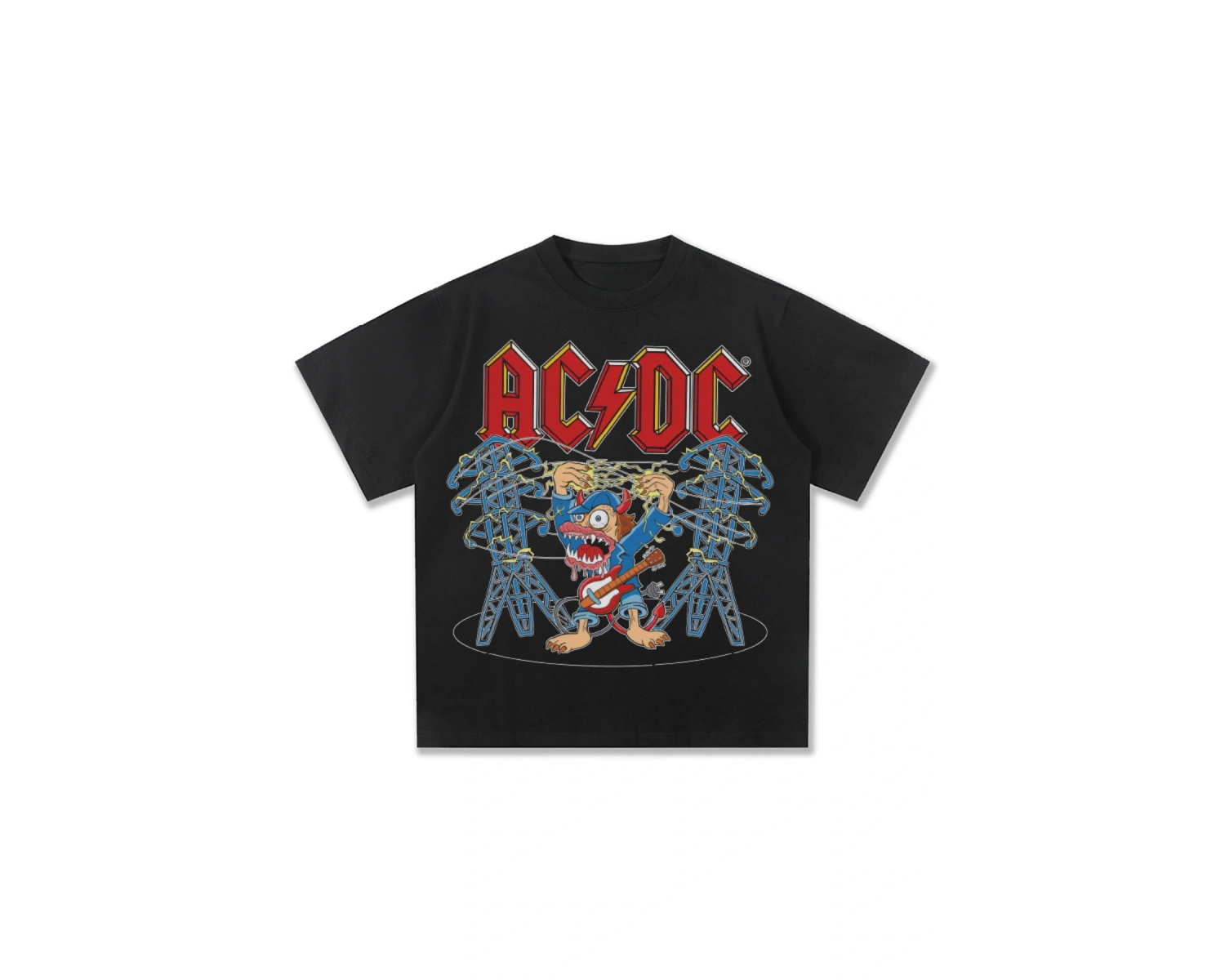 ACDC Bant Baskı Moda