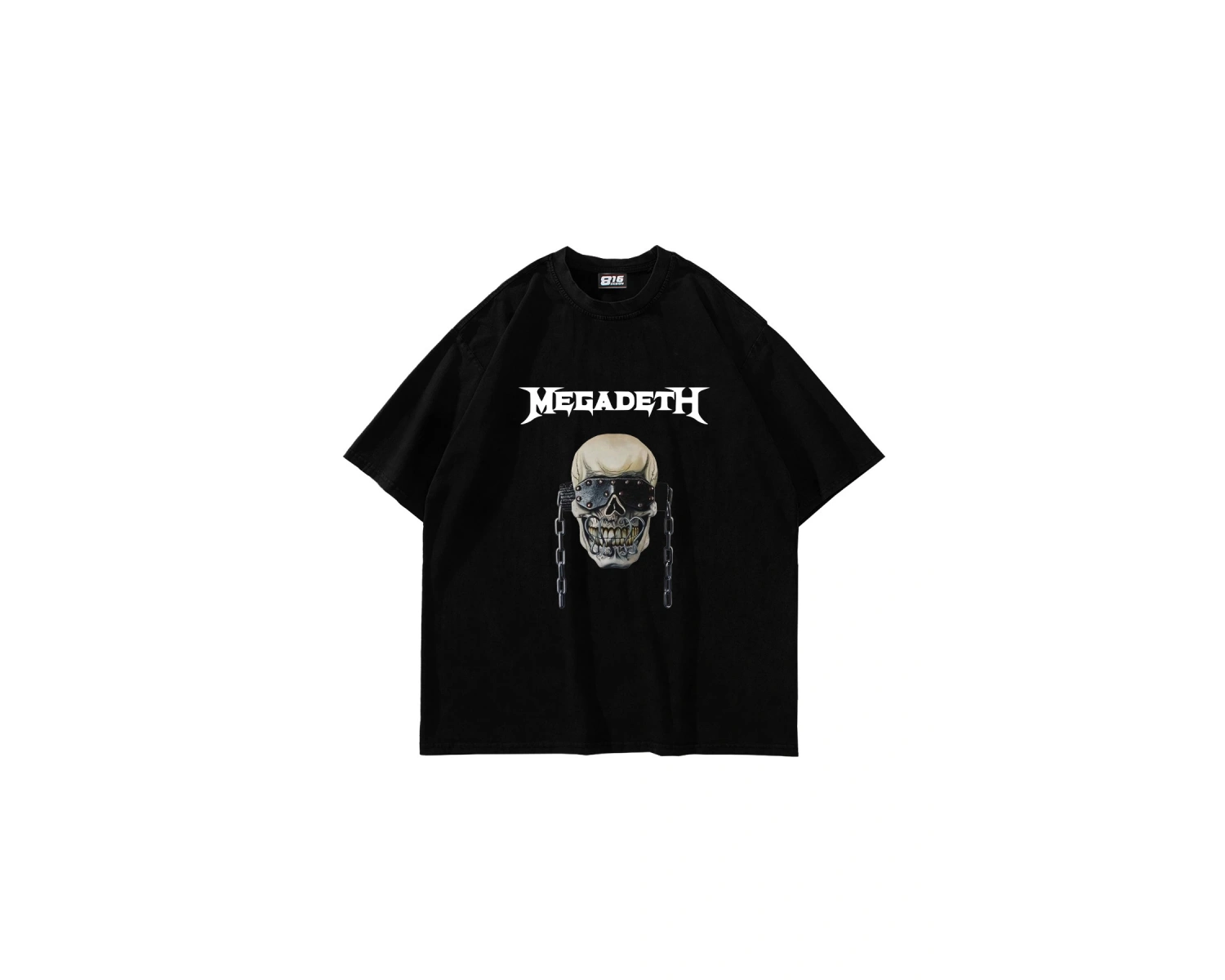 Adrift Megadeth Baskılı Beyaz Unisex Oversize