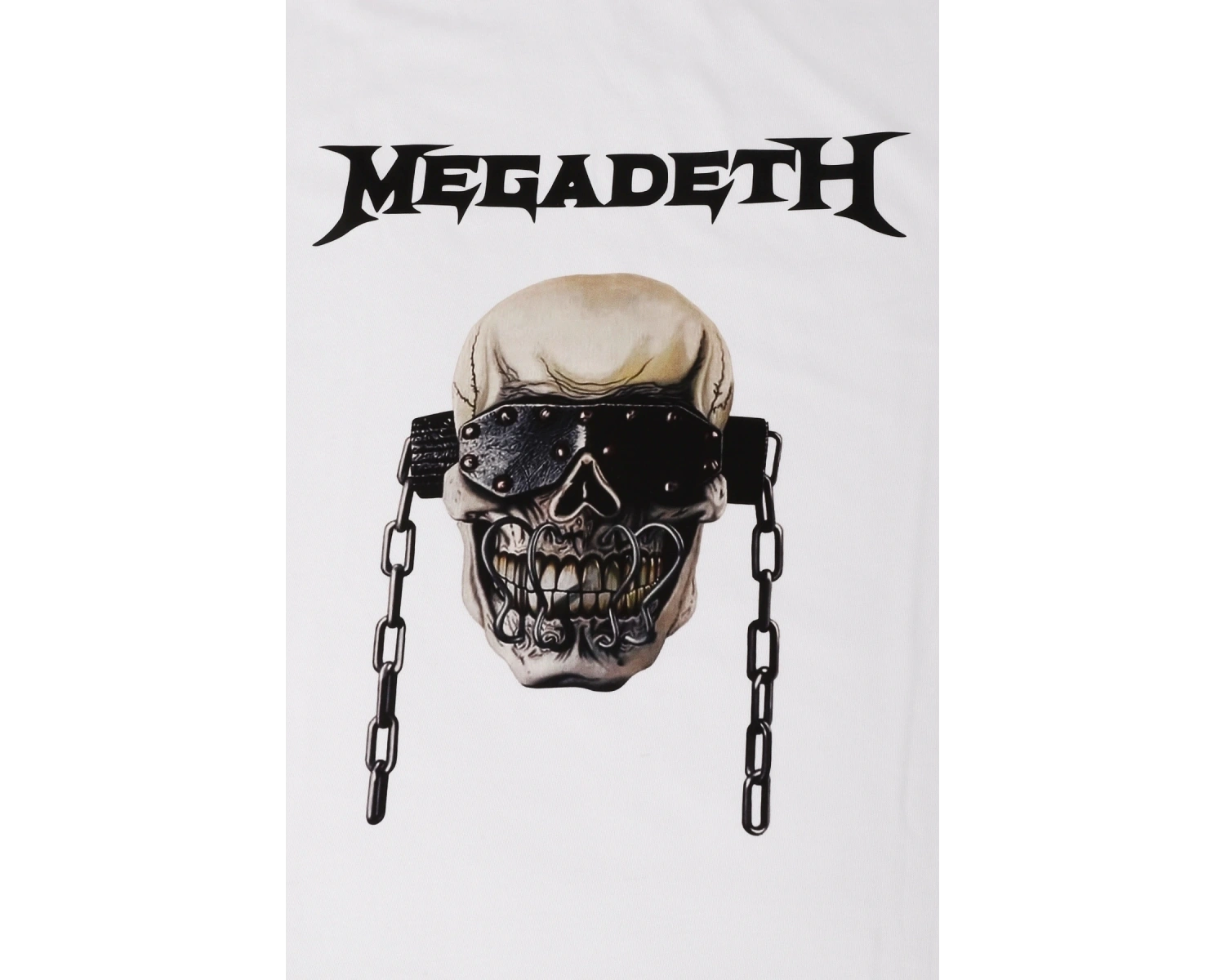 Adrift Megadeth Baskılı Beyaz Unisex Oversize