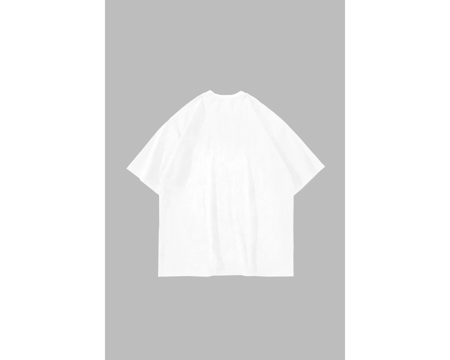 Adrift Somewhere In Time Baskılı Oversize Unisex Beyaz