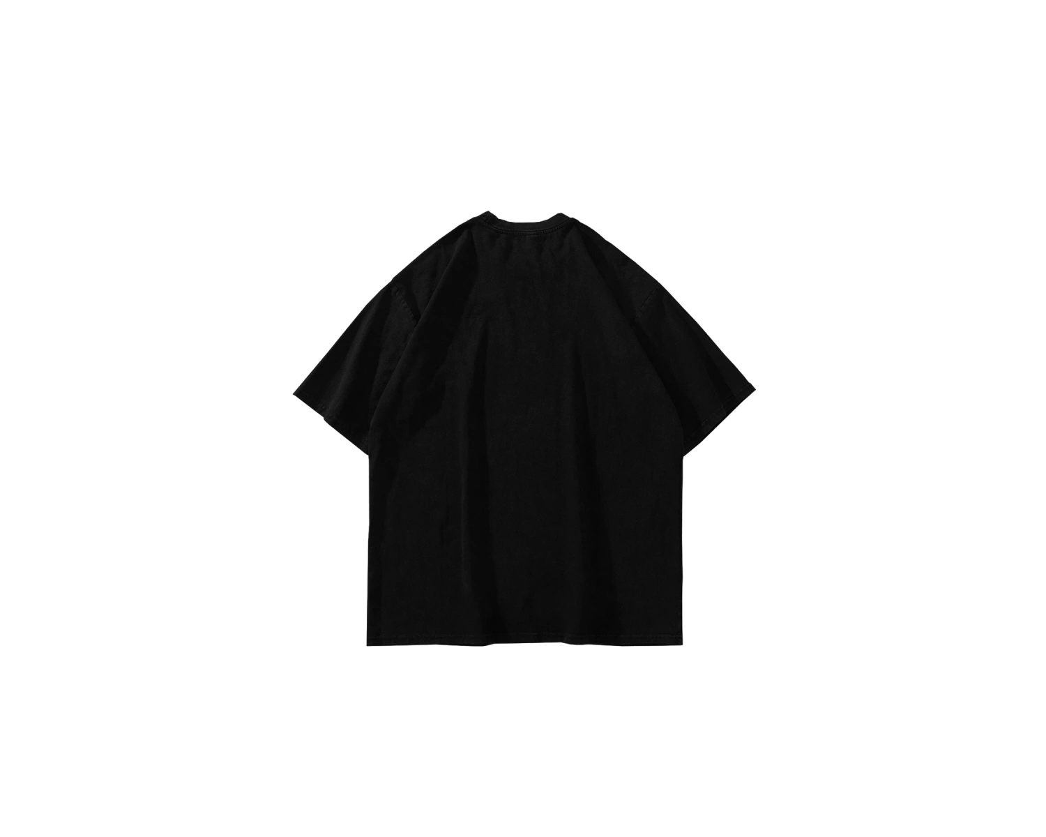 Adrift Somewhere In Time Baskılı Oversize Unisex Siyah