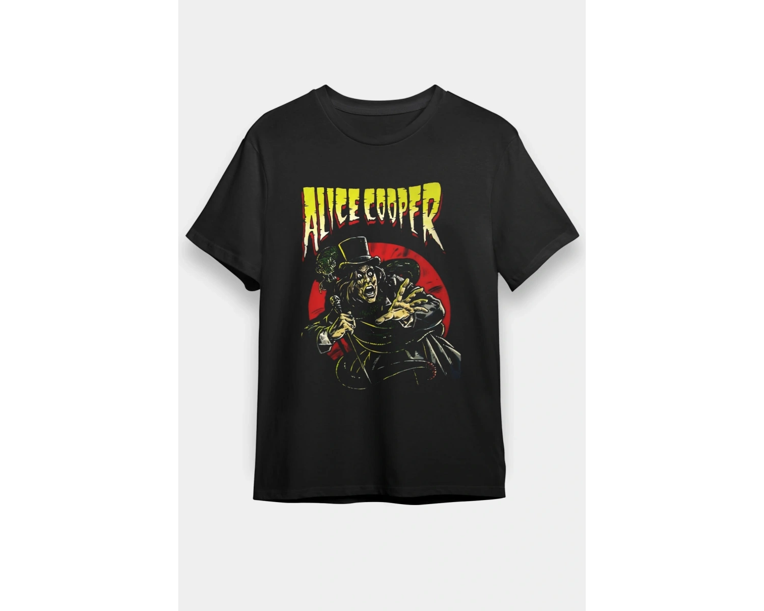 Alice Cooper Siyah Unisex Tişört T-Shirt