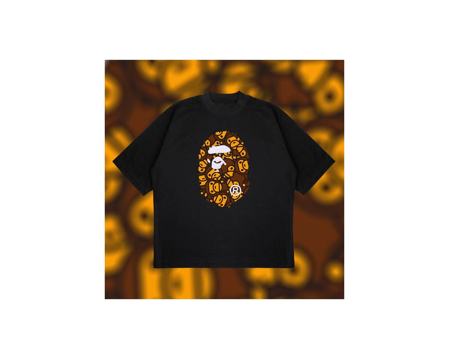 All Baby Milo Big Ape Head Tee Boxy Fit Oversize Unisex Tshirt – Baskılı Tişört |