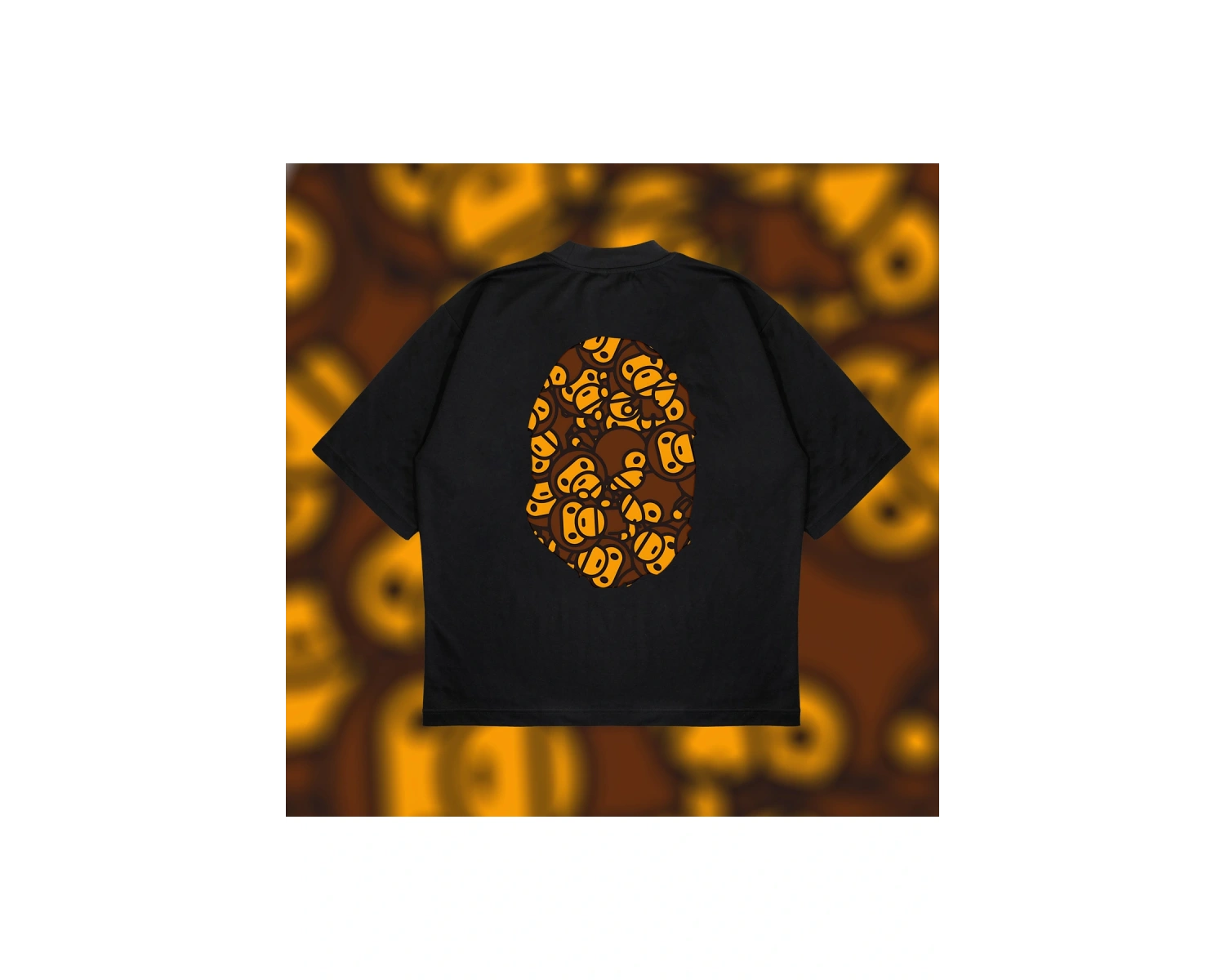 All Baby Milo Big Ape Head Tee Boxy Fit Oversize Unisex Tshirt – Baskılı Tişört |