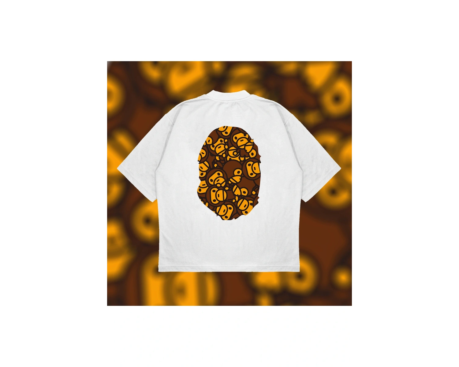 All Baby Milo Big Ape Head Tee Boxy Fit Oversize Unisex Tshirt – Baskılı Tişört |