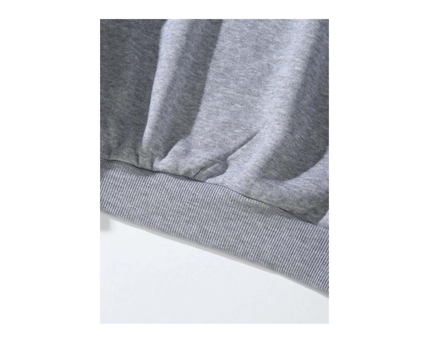 American Flag & Letter Graphic Lined Sweatshirt Gri