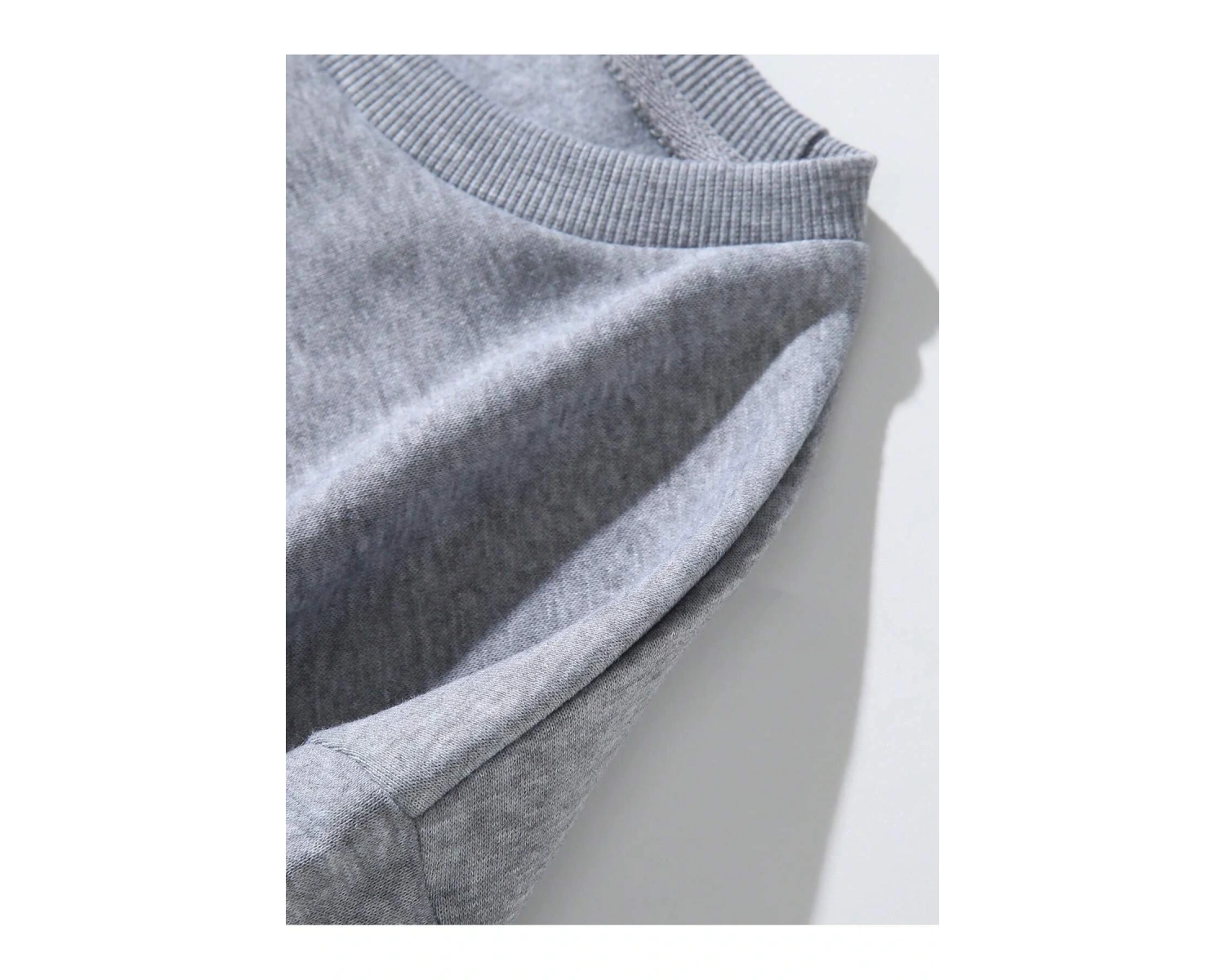 American Flag & Letter Graphic Lined Sweatshirt Gri