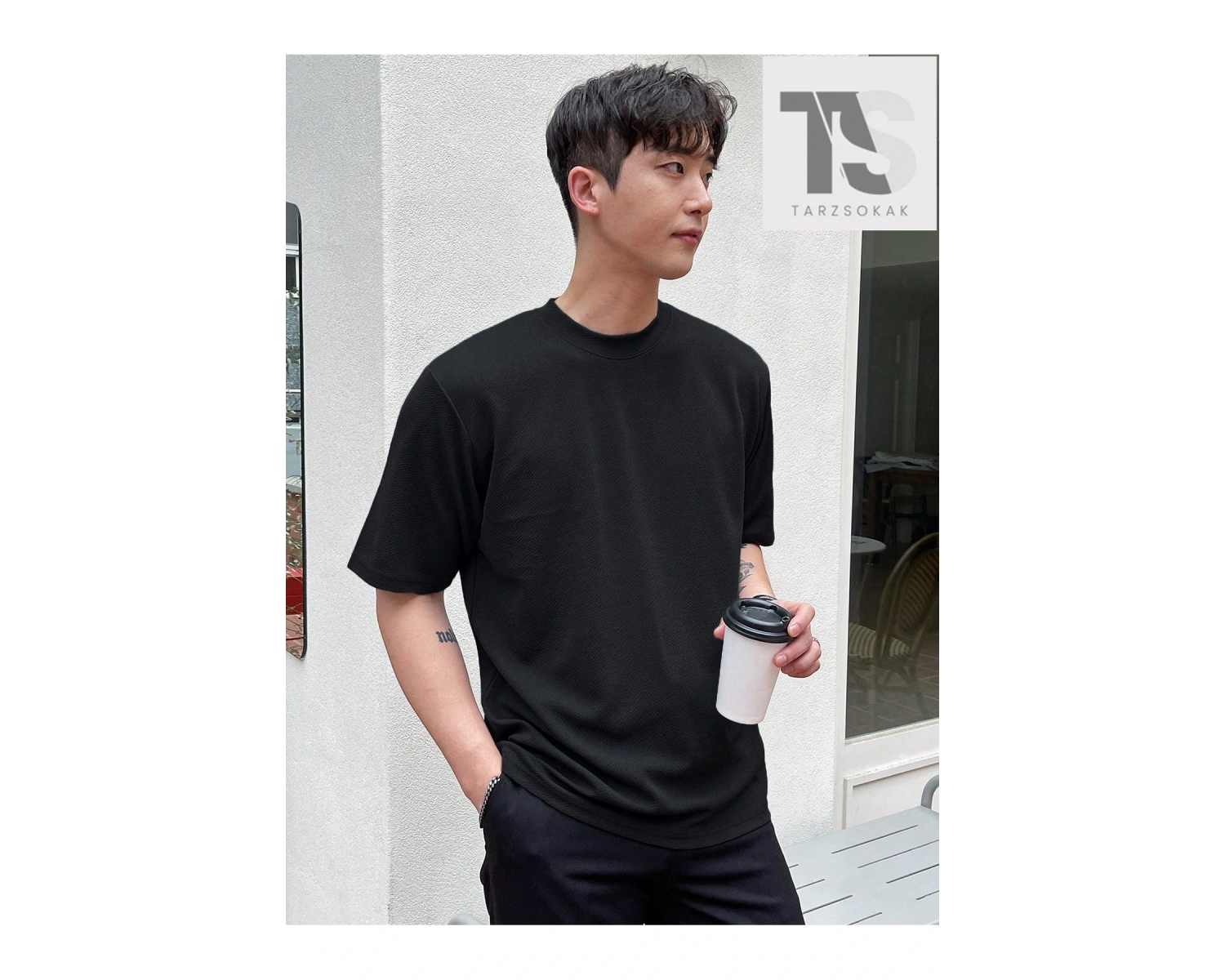 Anime Erkekler Ejderha Baskı Tişört