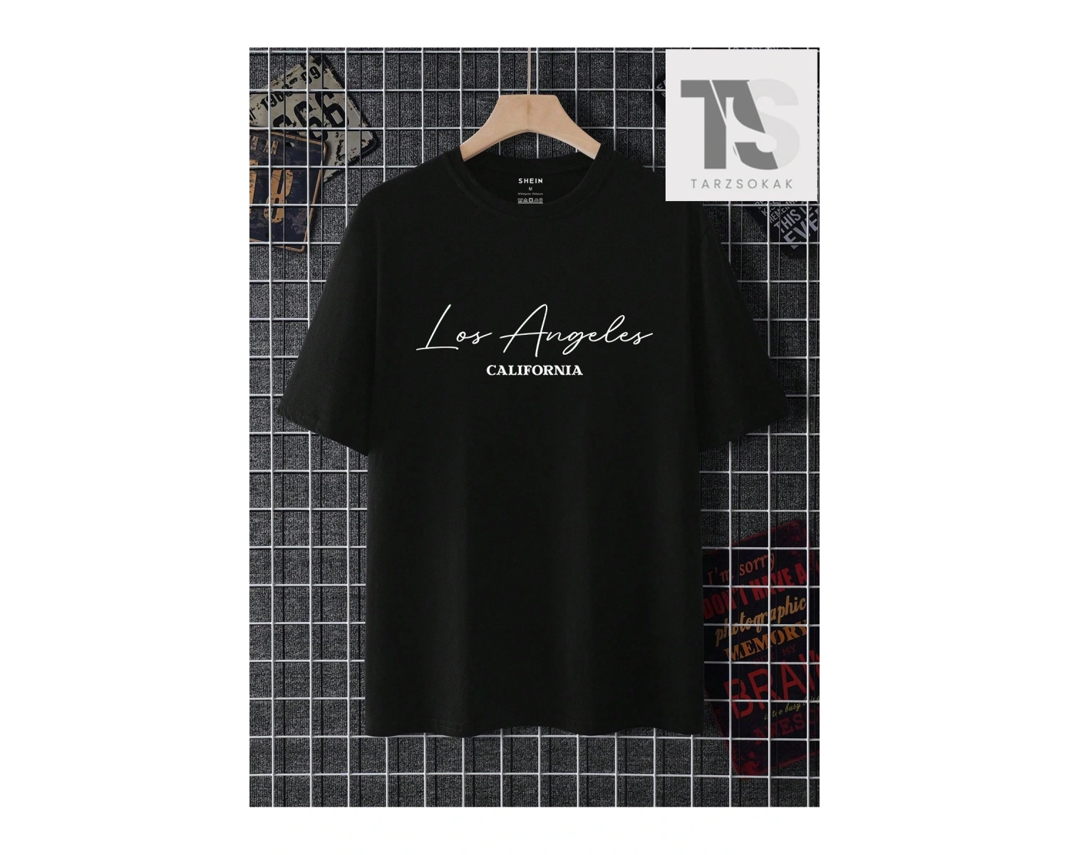 Anime Erkekler Japon Harf ve Şekil Grafik Tişört