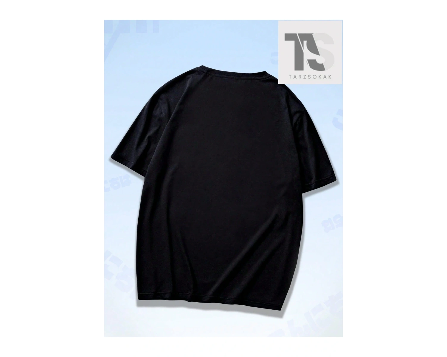 Anime Erkekler Pamuk Araba ve Mektup Grafikli Tişört