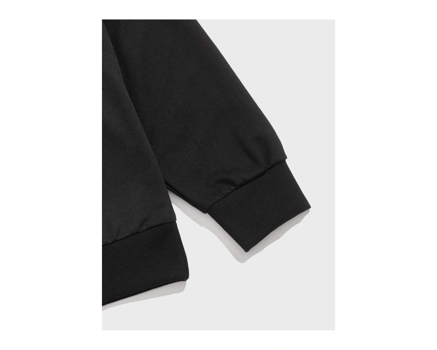 Anime Guys Letter Animal Graphic Sweatshirt Siyah