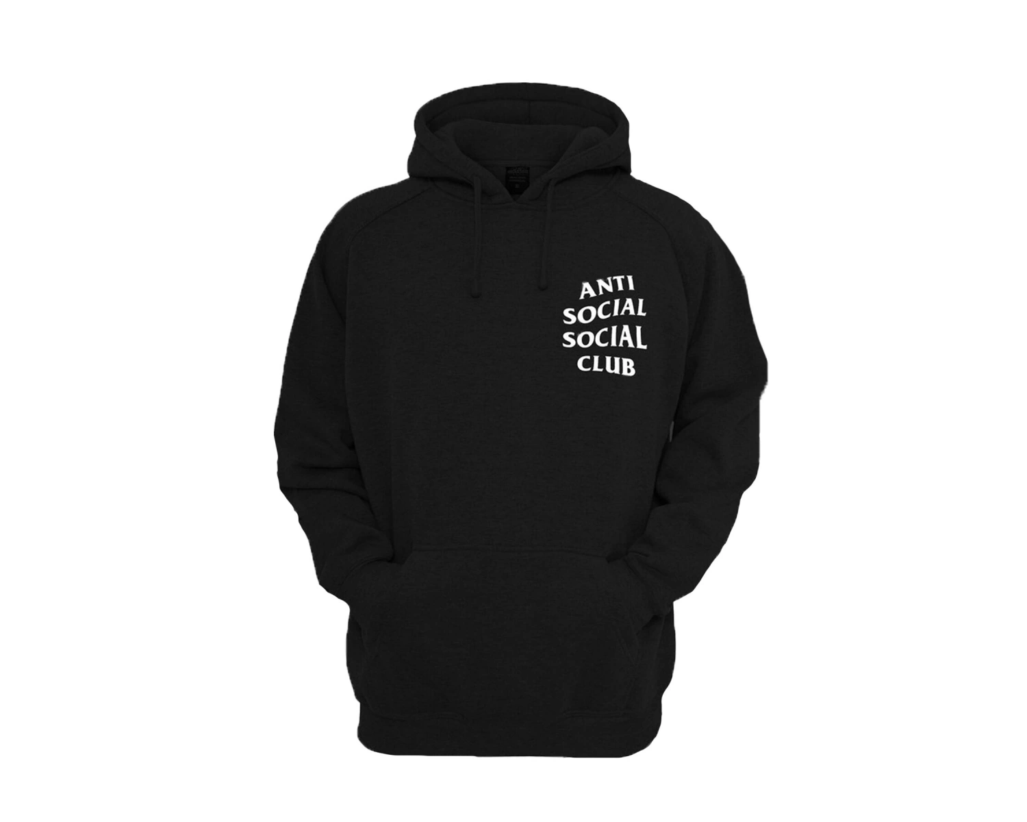 Anti Social Club Hoodie Siyah