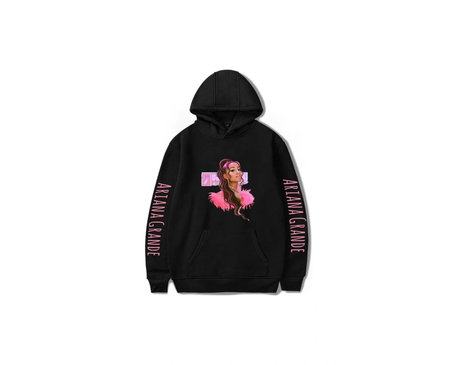Ariana Grande Hoodie Sweatshirt Unisex 14005 Siyah
